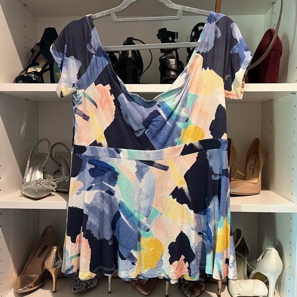 Off shoulder Colorful blouse - Picture 6 of 7